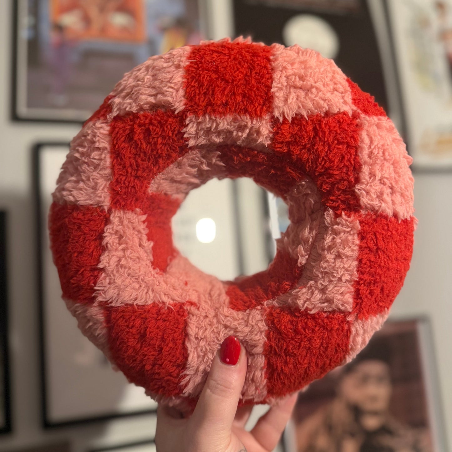 The Happy Piercing Cushion - OG Pink & Red