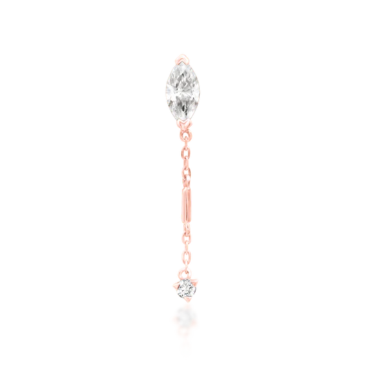14ct GOLD Akasha - White CZ