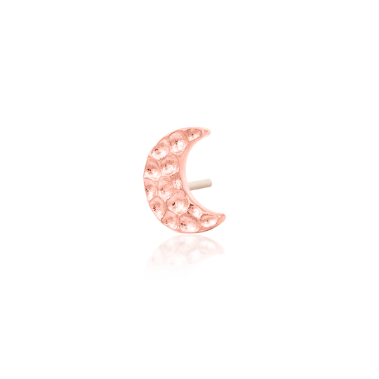 14ct GOLD HAMMERED MOON