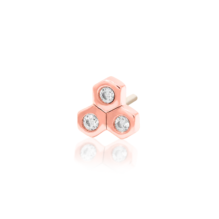 14ct Gold TRI-HIVE