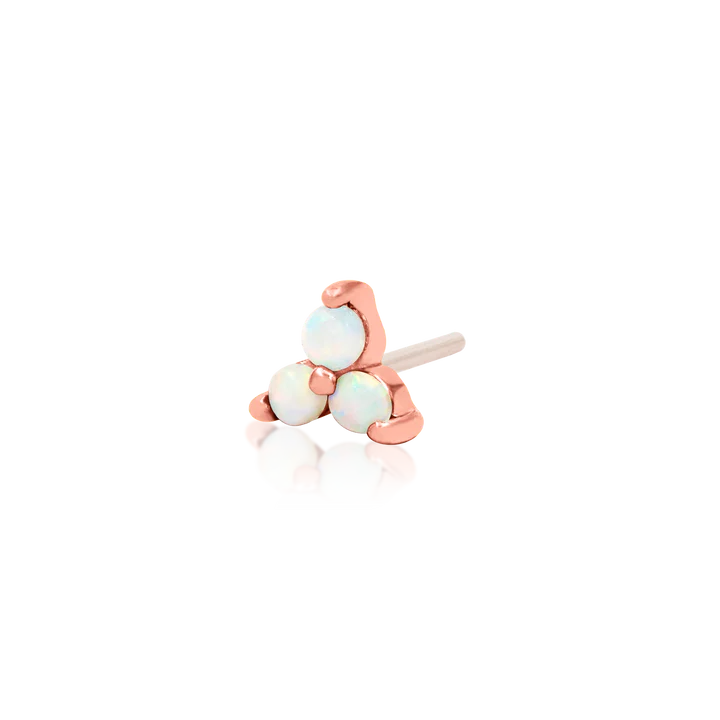 14ct Gold TRINITY WITH OPAL
