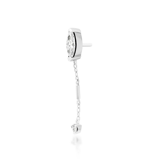 14ct GOLD Akasha - White CZ