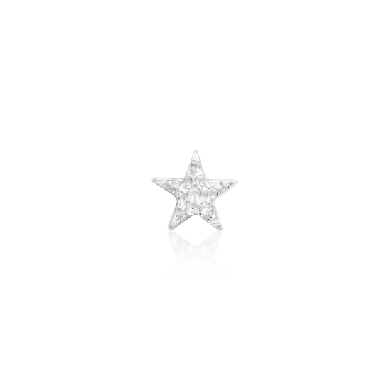 14ct GOLD HAMMERED STAR