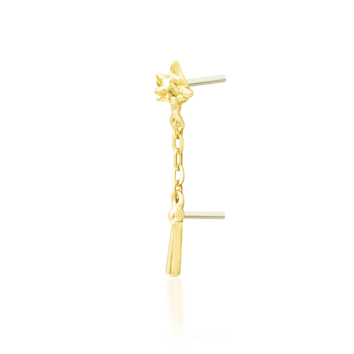 14ct GOLD FLAIL
