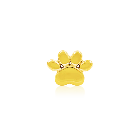 14ct GOLD DOG PAW