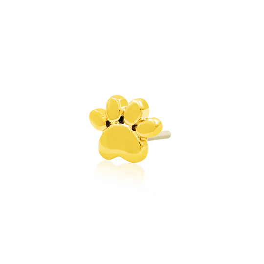 14ct GOLD DOG PAW