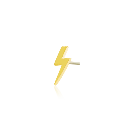 14ct GOLD LIGHTNING BOLT
