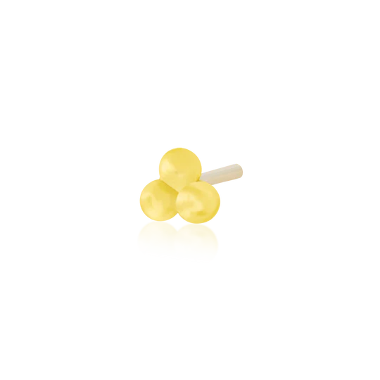 14ct GOLD TRI-BEAD