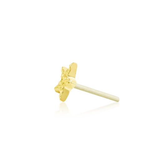 14ct GOLD HAMMERED STAR