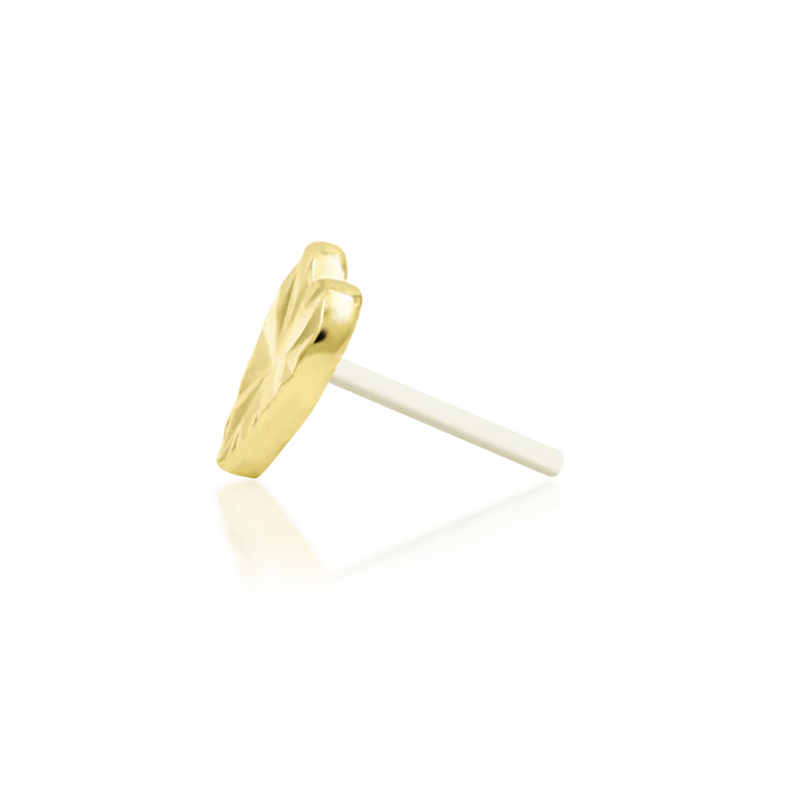 14ct GOLD LASER HEART