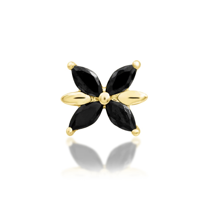 14ct GOLD Lilliana - Black CZ