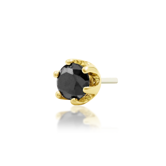 14ct GOLD Selena - Black CZ