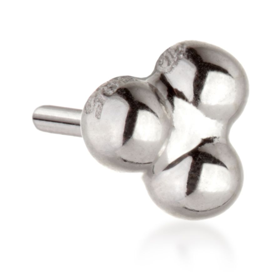 14ct Gold Triple Ball Pin Attachment