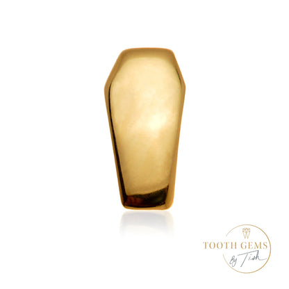 Gold Coffin Tooth Gem