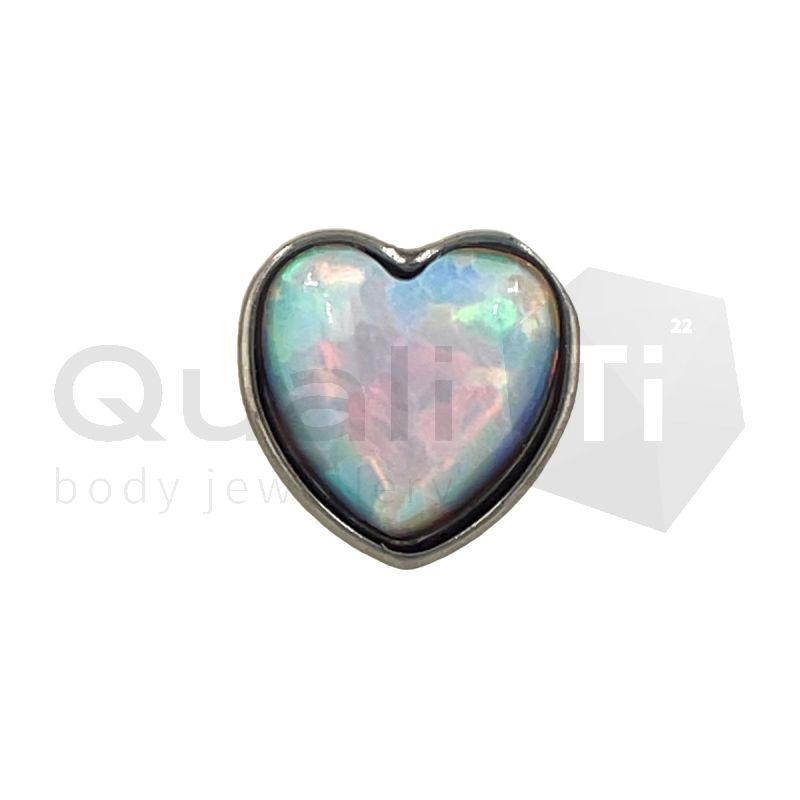 Pink Snow Opal Sacred Heart