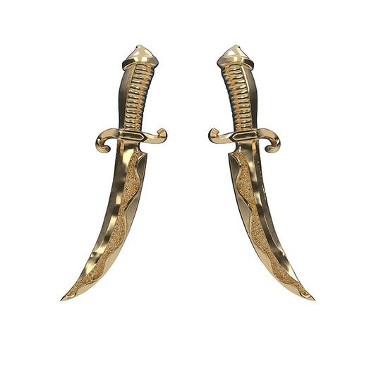 18ct Dagger Curved