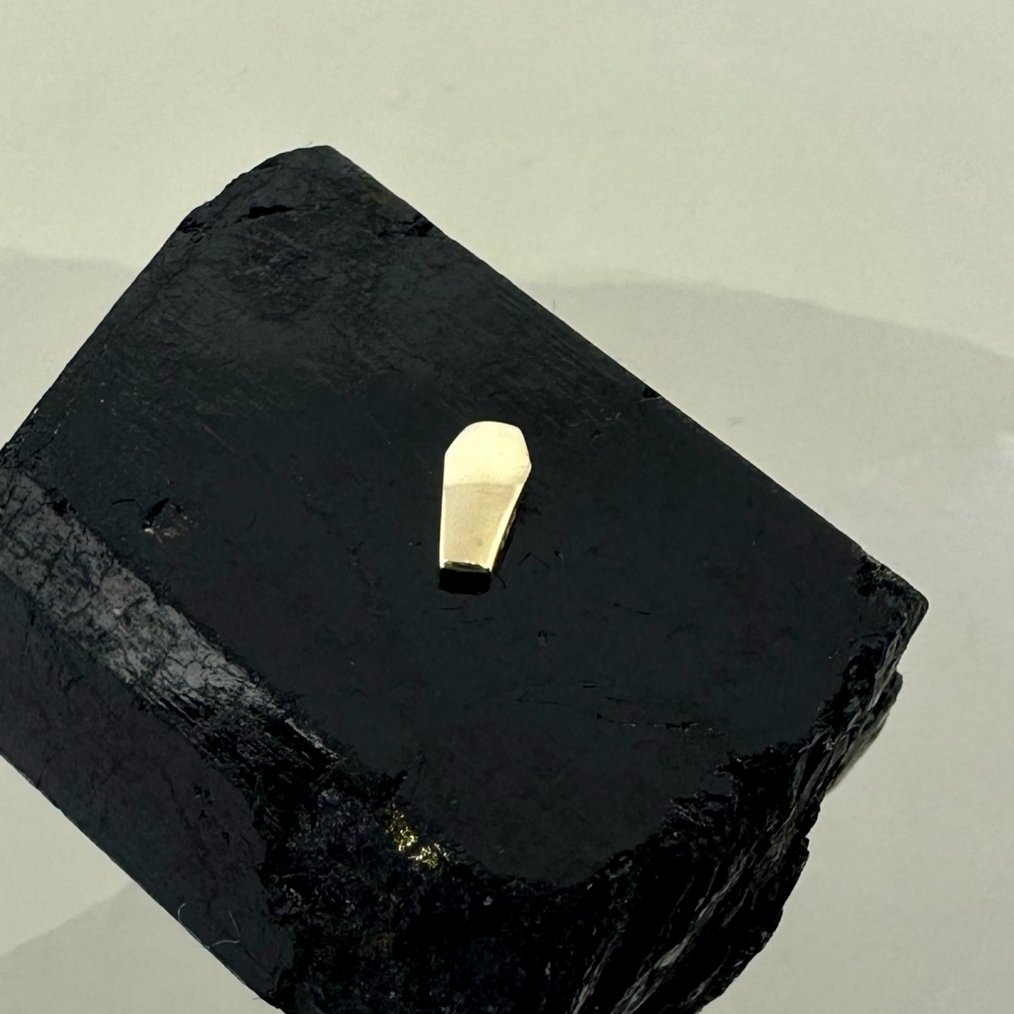 Gold Coffin Tooth Gem