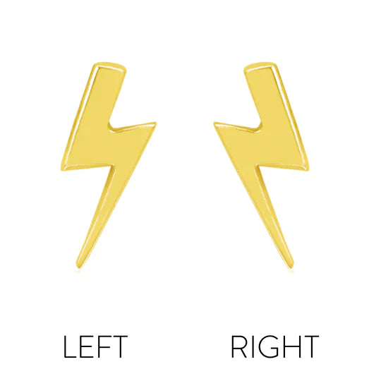 14ct GOLD LIGHTNING BOLT