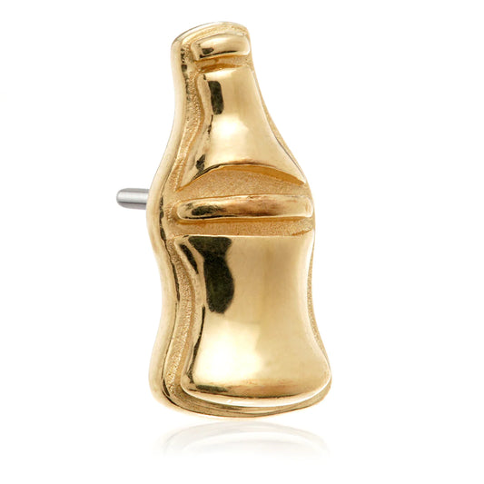 14ct Solid Gold Threadless 'Sweet Pop' Cola Bottle Attachment