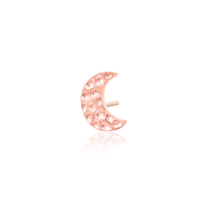 14ct GOLD HAMMERED MOON