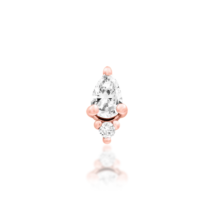 14ct GOLD Karma - White CZ