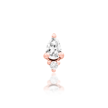 14ct GOLD Karma - White CZ