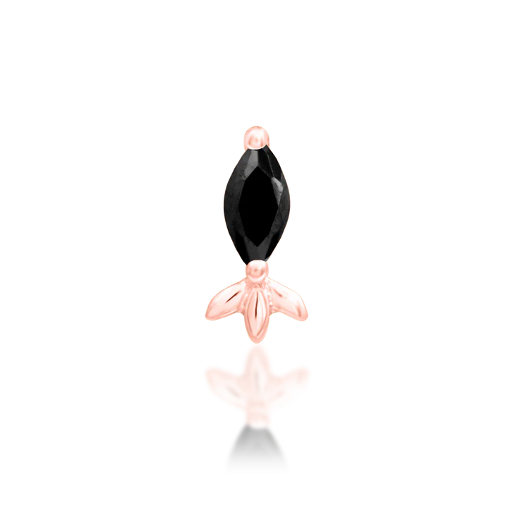 14ct GOLD Rana - Black CZ
