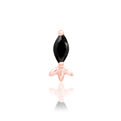 14ct GOLD Rana - Black CZ
