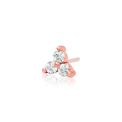 14ct Gold TRINITY CZ