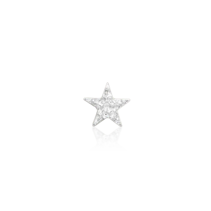 14ct GOLD HAMMERED STAR