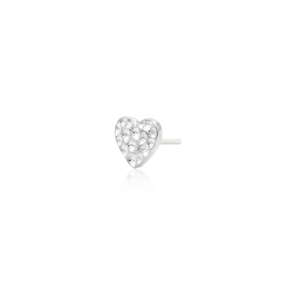 14ct HAMMERED HEART