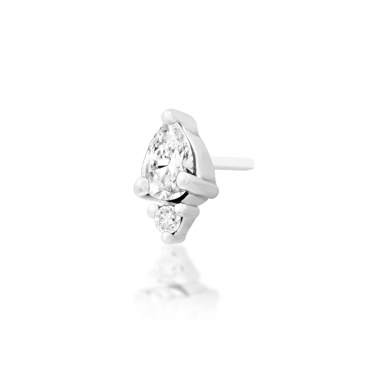 14ct GOLD Karma - White CZ