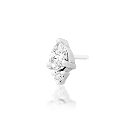 14ct GOLD Karma - White CZ