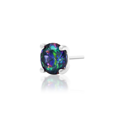 14ct GOLD MYSTIC PRONG-SET