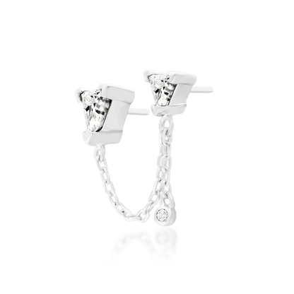 14ct GOLD Nessa - White CZ