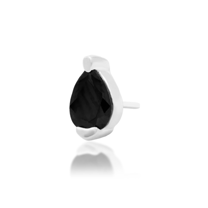 14ct GOLD Paige - Black CZ