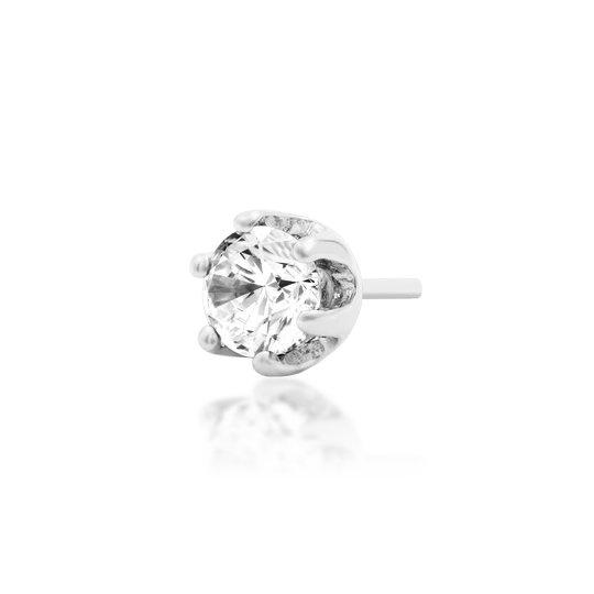 14ct GOLD Selena - White CZ