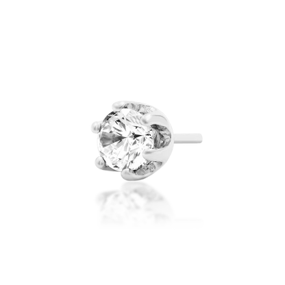 14ct GOLD Selena - White CZ