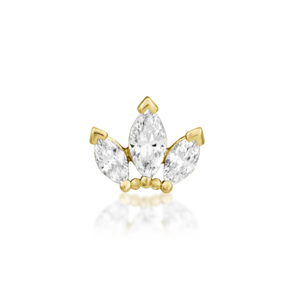 14ct GOLD Beaded Fan