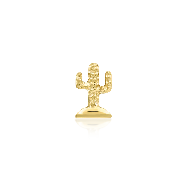 14ct Yellow Gold Cactus