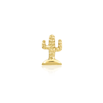 14ct Yellow Gold Cactus