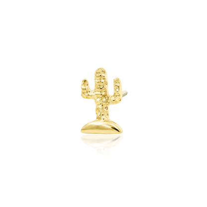 14ct Yellow Gold Cactus