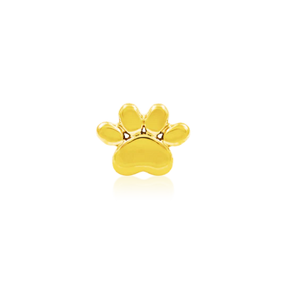 14ct GOLD DOG PAW