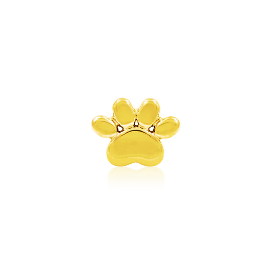 14ct GOLD DOG PAW