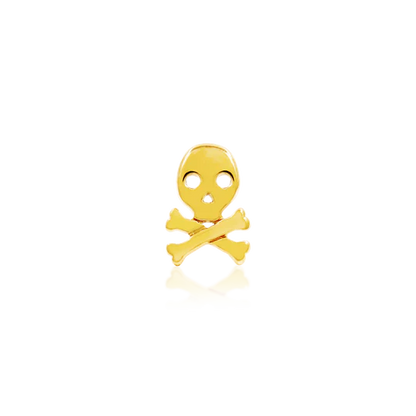 14ct GOLD SKULL CROSSBONE