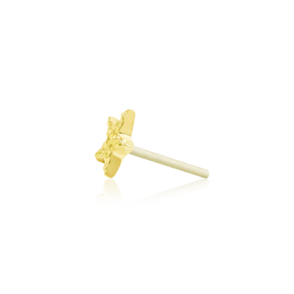 14ct GOLD HAMMERED STAR