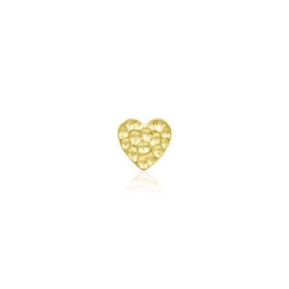 14ct HAMMERED HEART