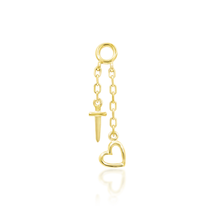 14ct Gold LOVE HURTS