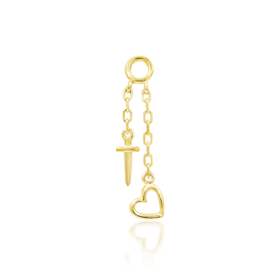 14ct Gold LOVE HURTS