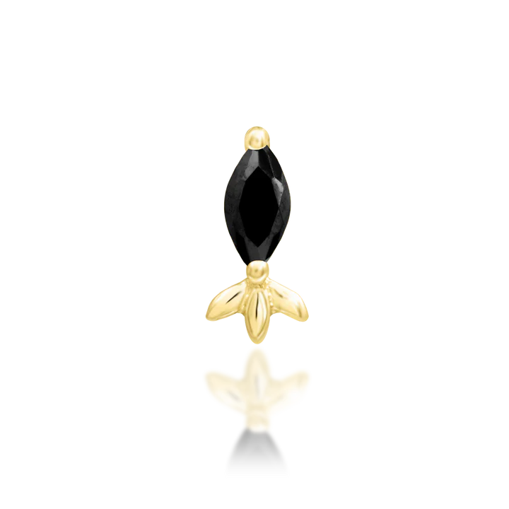 14ct GOLD Rana - Black CZ